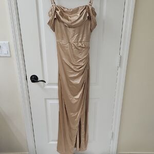 Popilush Gold Evening Gown